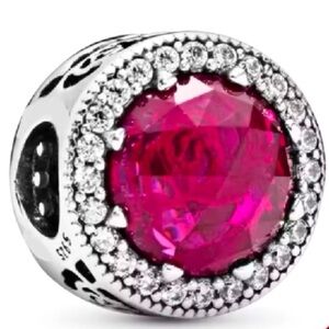 NWOT Disney Beauty & The Beast Rose Silver Pandora FIT Charm